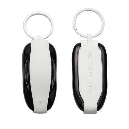 Silicone Key Protector for Tesla Model 3/Y/S/X Keys - Key Fob Holder Model X White