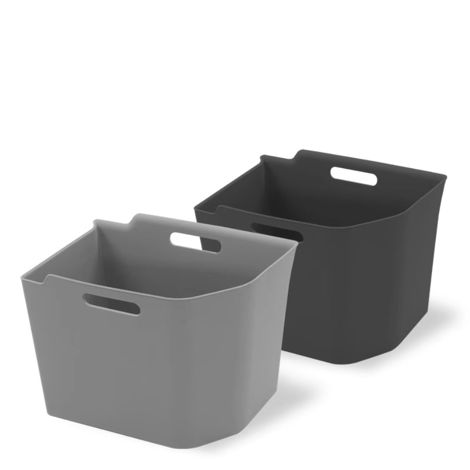 Model X Trunk Lower Left Side Silicone Storage Box for Tesla Black