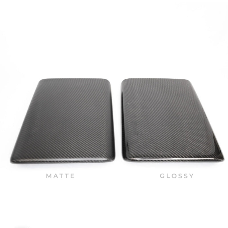[Real Carbon Fiber] Center Console Armrest Overlay for Model X/S 2021-2024