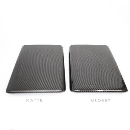 [Real Carbon Fiber] Center Console Armrest Overlay for Model X/S 2021-2024