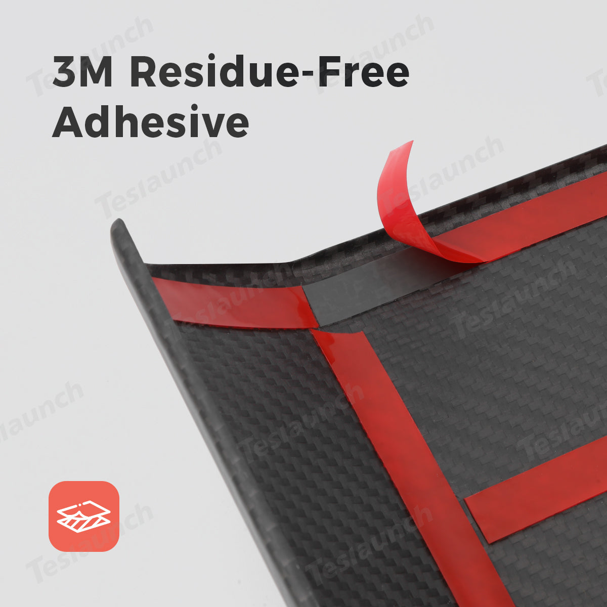 [Real Carbon Fiber] Backseat Air Vent Top Cover for Cybertruck