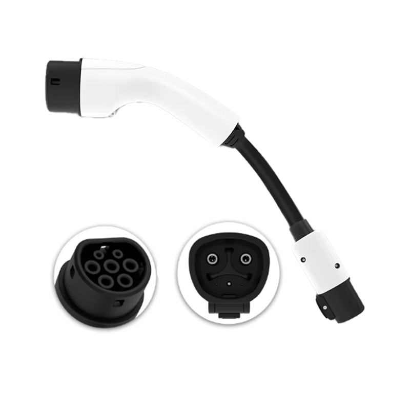 NACS/Tesla to Type 2 Adapter Charger Connector Cable White 32A