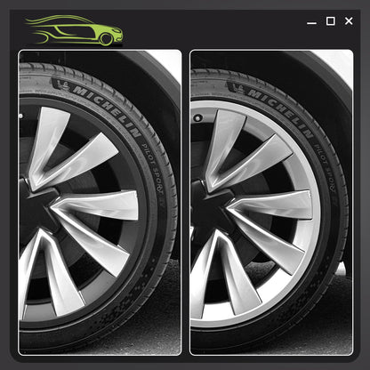 20"Durable ABS Hub Rim Protector Ring For Tesla Model Y Juniper