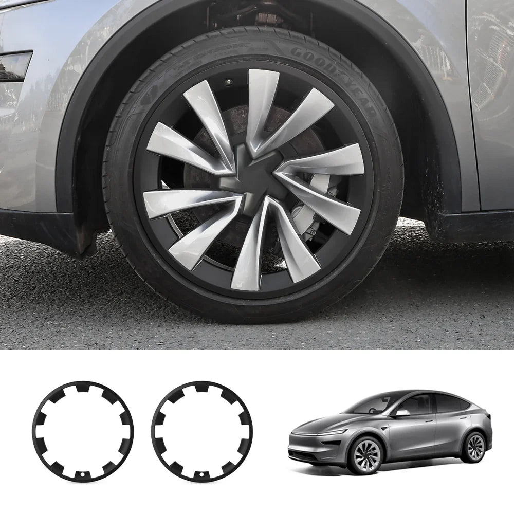 Replacement Rim Protector for Tesla Model Y Juniper 20" Helix 2.0 Wheels (1 or 2 PCS) Matte Black 2 PCS