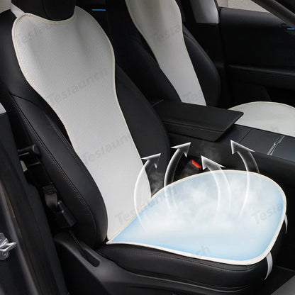 Ice Silk Breathable Air Mesh Seat Cushion for Tesla Model Y Juniper 2025+