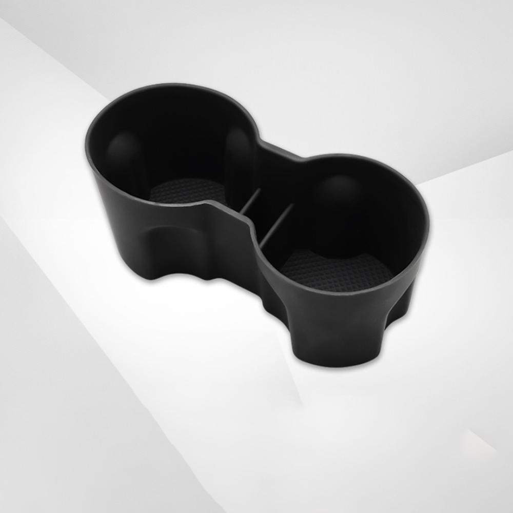 Cup Holder Insert for Tesla Model 3 Highland 2024+ Silicone Black