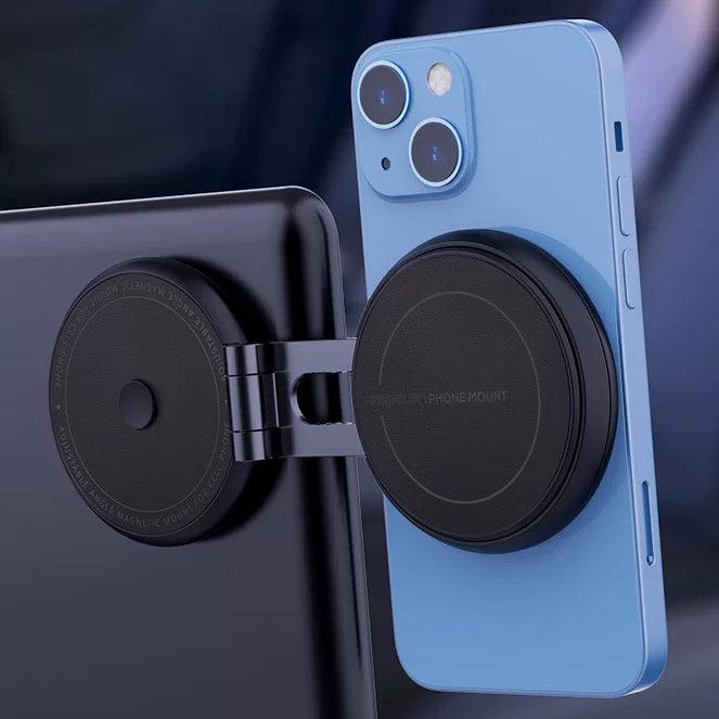 Foldaway Phone Mount Holder With MagSafe For Tesla Model 3/Y (2017-2025) Magnetic Ordinary Black