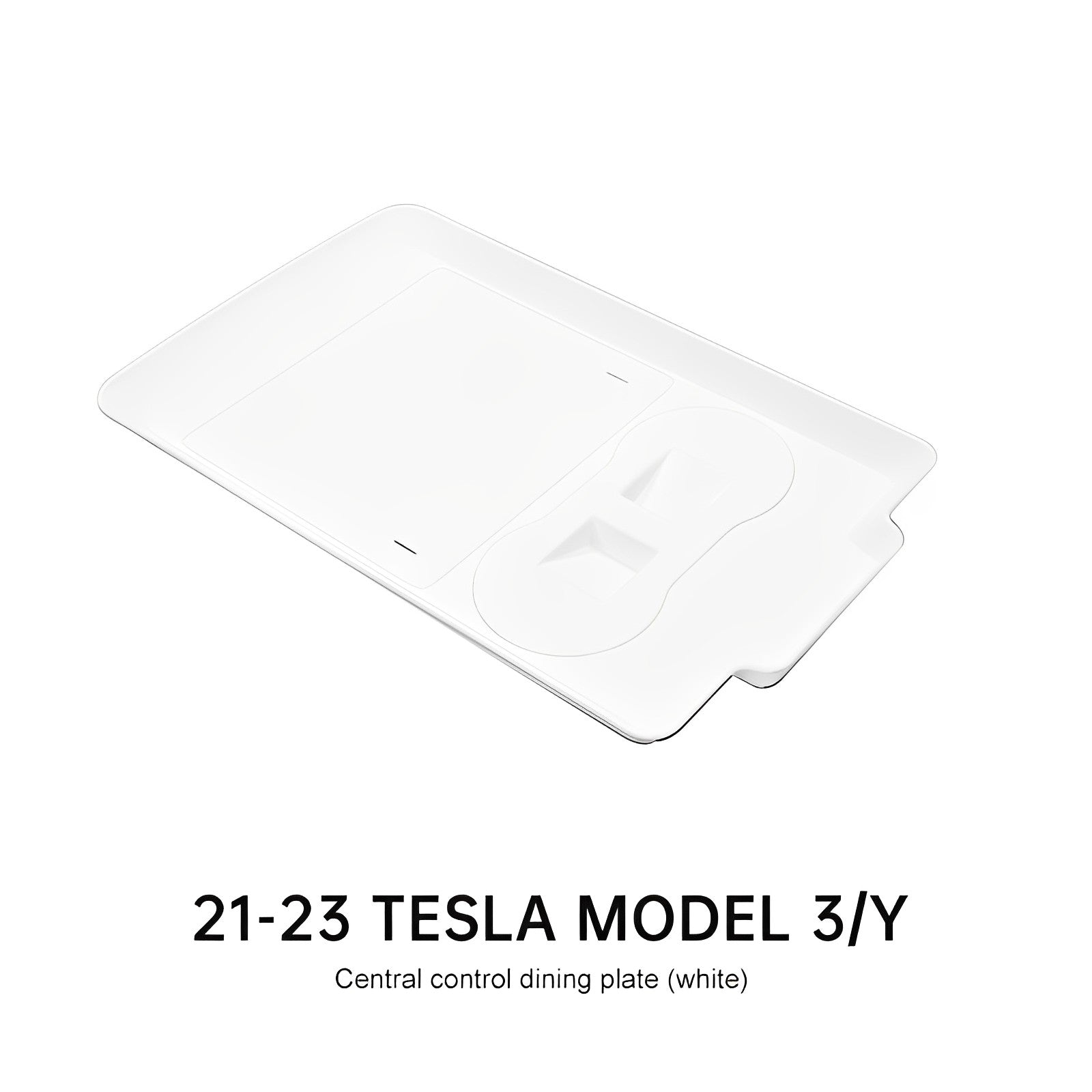 Table Center Console Eating Desk for Tesla 2021-2023 Model 3/Y White