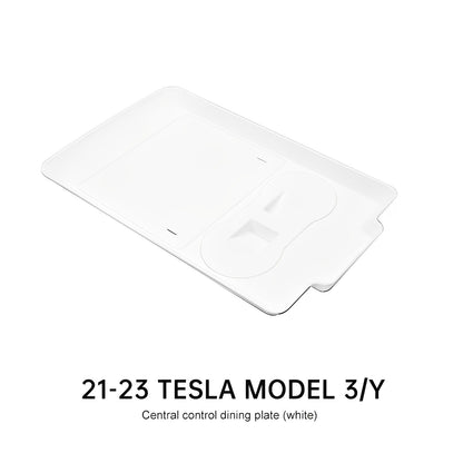 Table Center Console Eating Desk for Tesla 2021-2023 Model 3/Y White