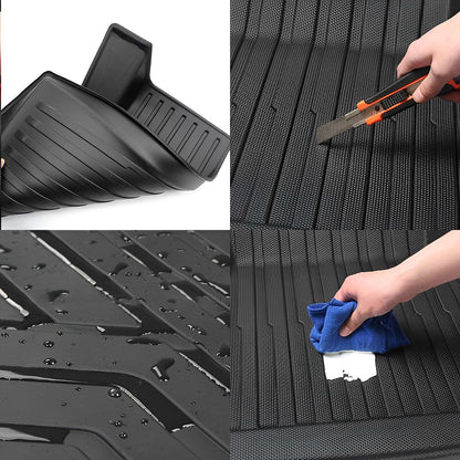 Model X Floor Mats Trunk Mat Cargo Liner for All Weather for Tesla(2015-2020)