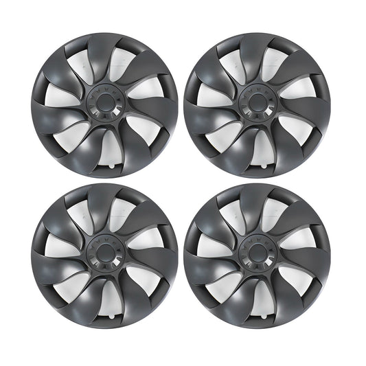 Model Y Uberturbine Style Wheel Hub Caps - Performance Wheel HubCaps (4 Pcs) Model Y 19" (4 Pcs) Matte Grey