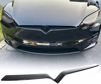 Carbon Fiber Front Grille Insert Trim for Tesla Model X