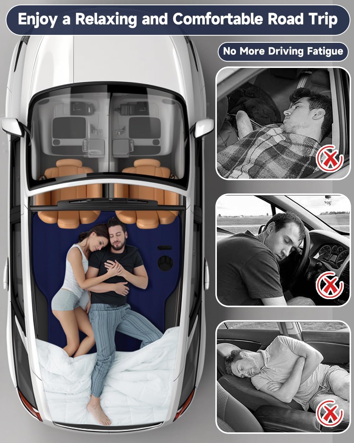 Inflatable Camping Bed Air Mattress for Model Y/Juniper EVs