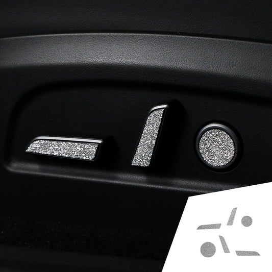 Rhinestones Bling Seat Adjustment Buttons Trim For Tesla Model 3/Y (6pcs)