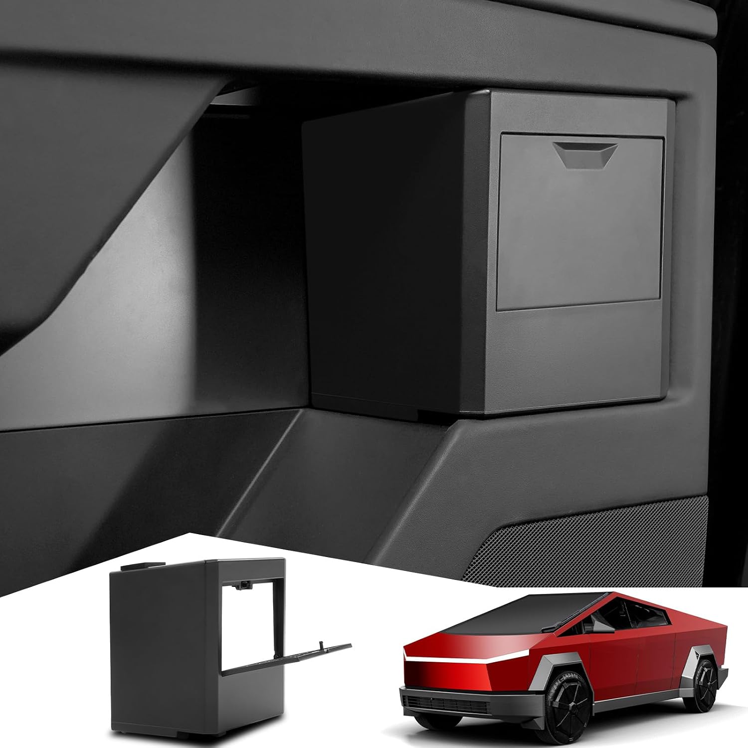 2PCS Door Built-in Hidden Storage Box for Tesla Cybertruck