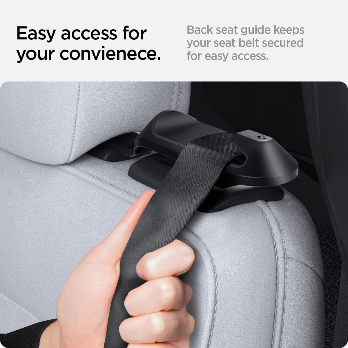 2 Pack Backseat Seatbelt Guide Holder Tesla Model Y (2020-2024)