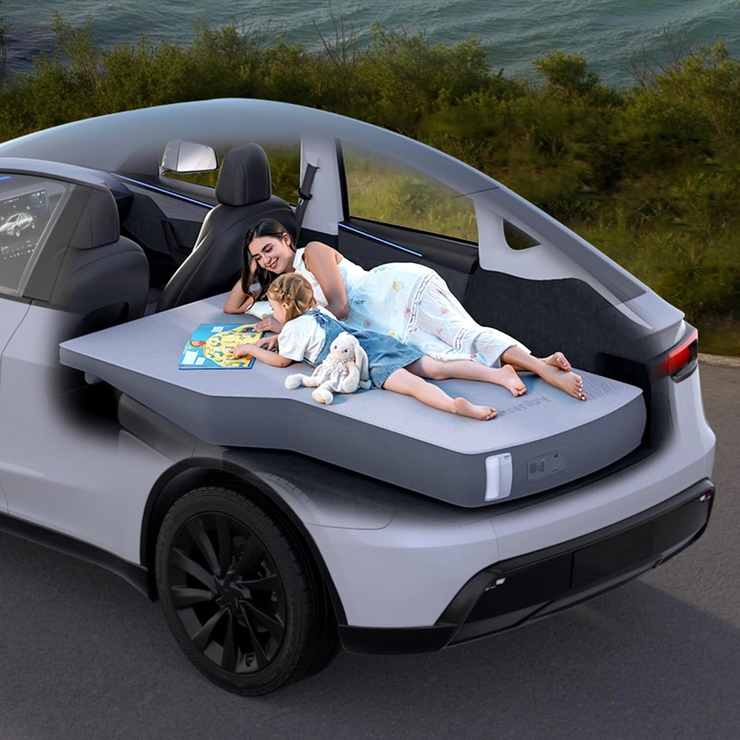 Auto-Level TPU Backseat Mattress for Tesla Model Y/Junipe