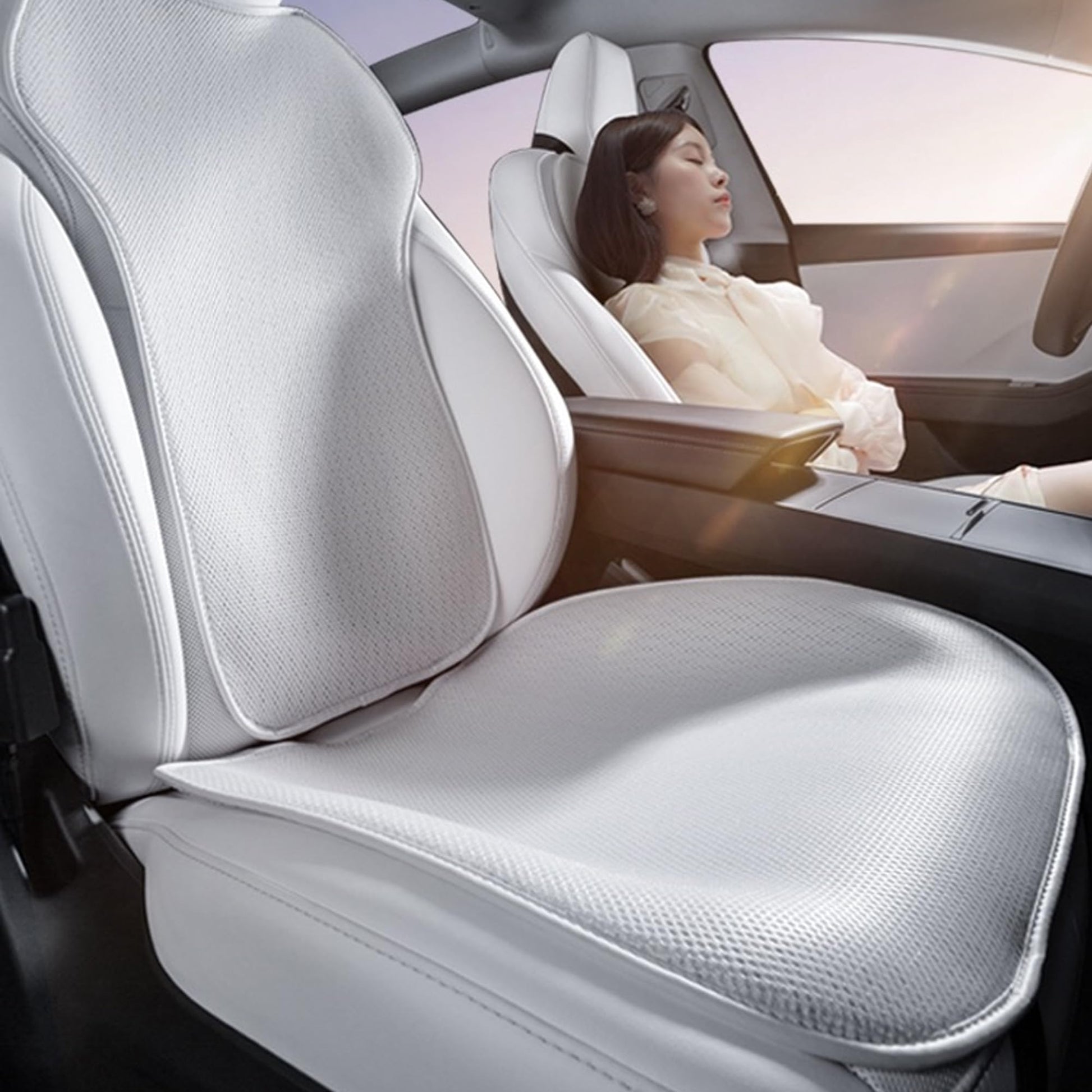 Ice Silk Seat Cover Cushion for Tesla Model 3/Y/X/S