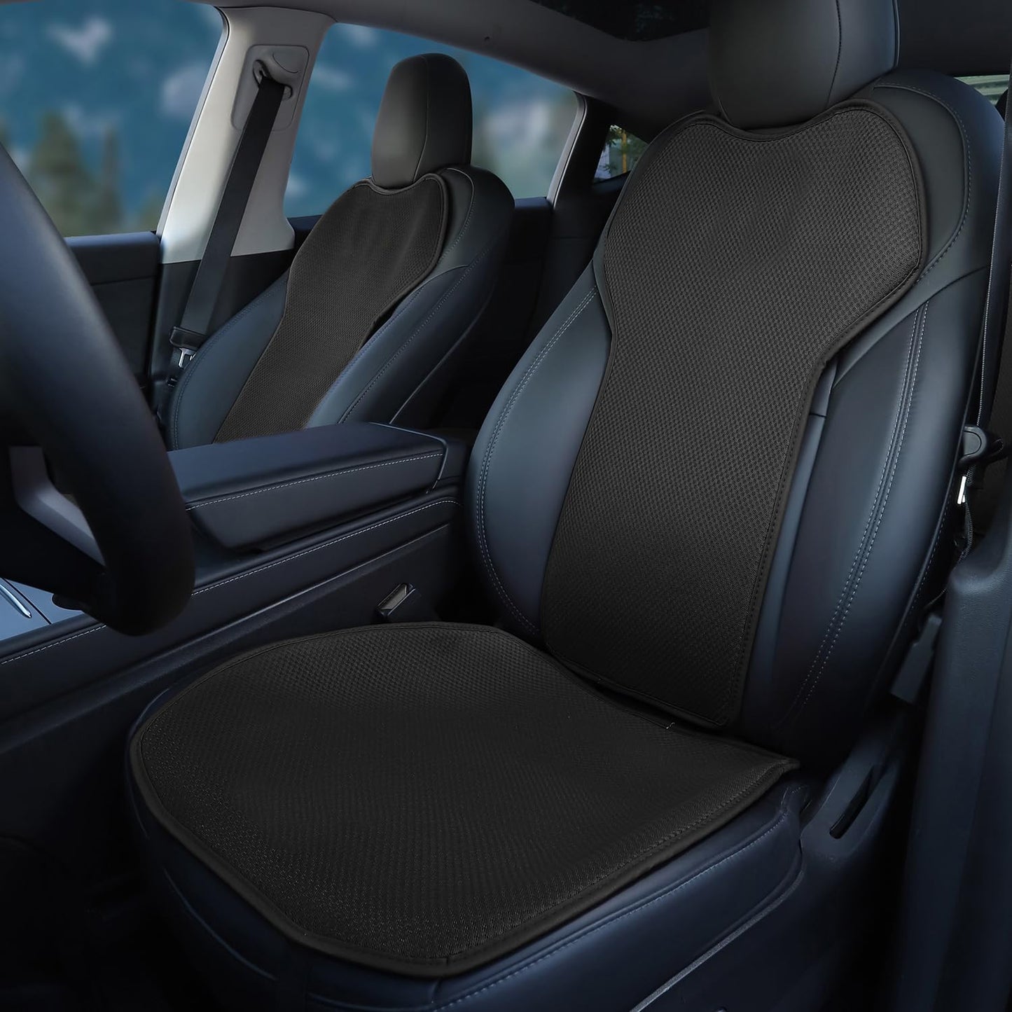 Ice Silk Seat Cover Cushion for Tesla Model 3/Y/X/S