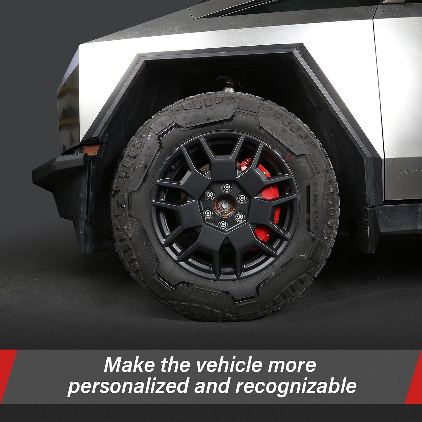 Aluminum Alloy Caliper Covers Compatible with Tesla Cybertruck