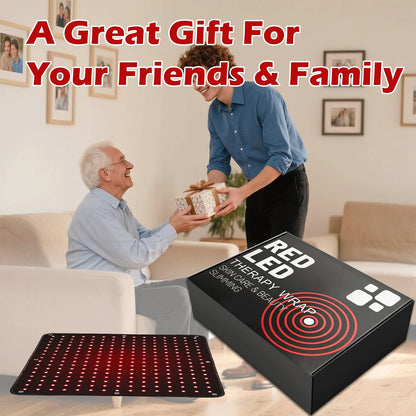 18" x 18" Red Light Therapy Mat 255 LEDs 660nm 850nm For EV Car