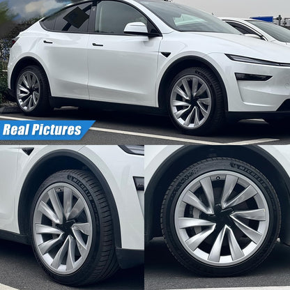 4PCS 20" ABS Rim Protectors for Tesla Model Y Juniper Curb Rash Guard
