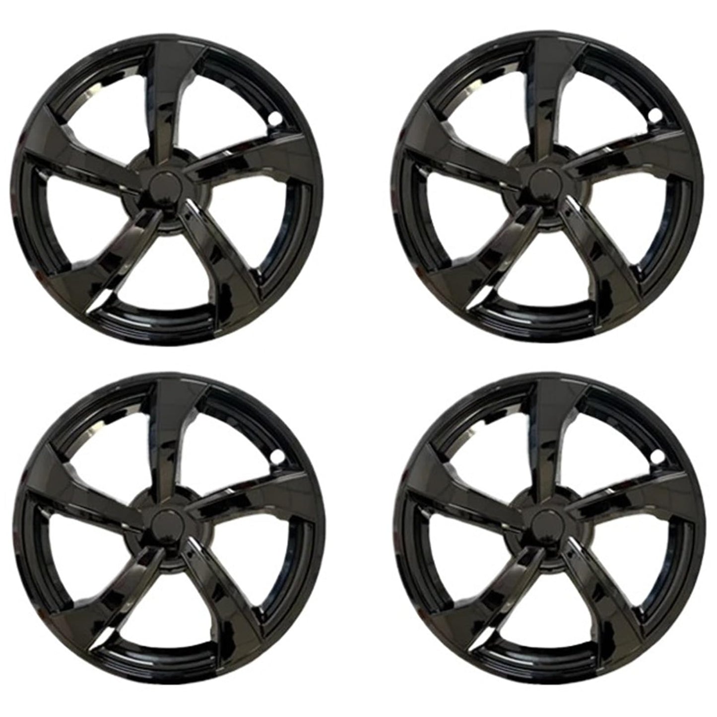 4PCS 19 Inch Pink Black HubCap for Tesla Model Y Juniper