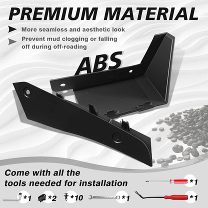 Cybertruck Wheel Fairing Delete Covers Off-Road Protection Mud Flaps