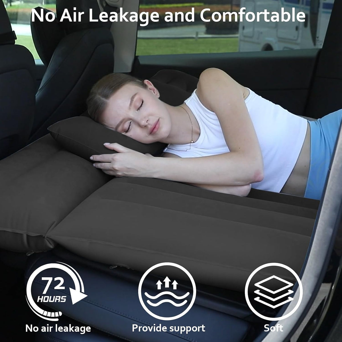 Car Air Mattress Foldable Inflatable Bed For Tesla and Ev Cars