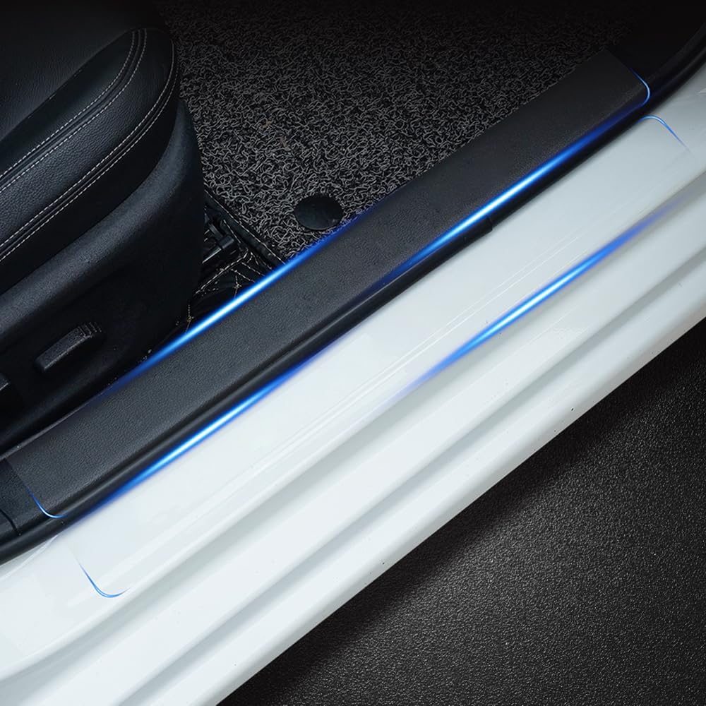 Transparent Door Sill Protector Strips for Tesla Cybertruck