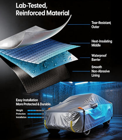 All-Weather Car Cover Custom Fit for Tesla Cybertruck/3/Y/S/X