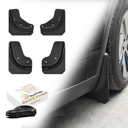 Cybertruck Wheel Fairing Delete Covers Off-Road Protection Mud Flaps Model Y Juniper Flexible TPE