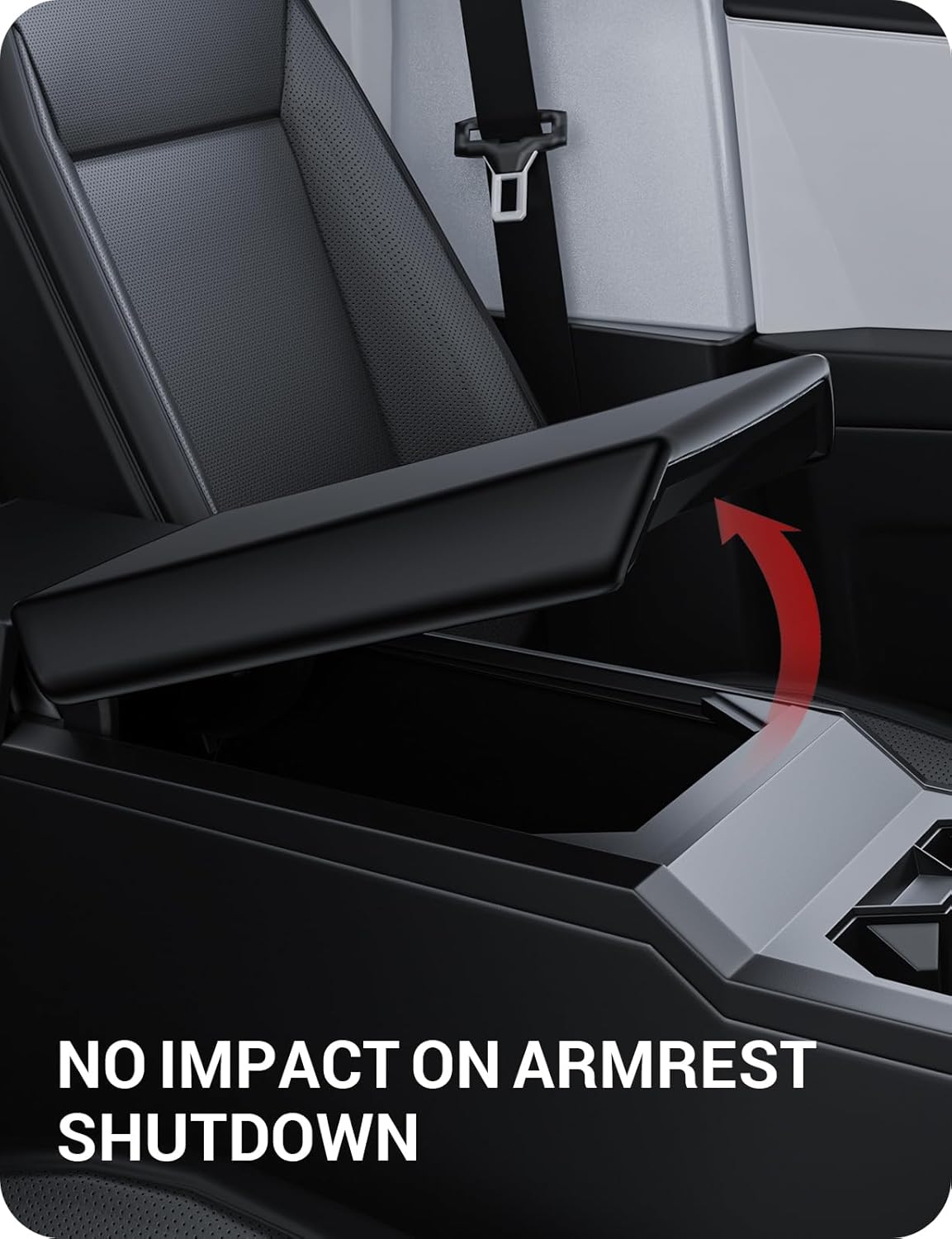 Center Console Armrest Cover for Tesla Model 3/Y/S/X/Cybertruck