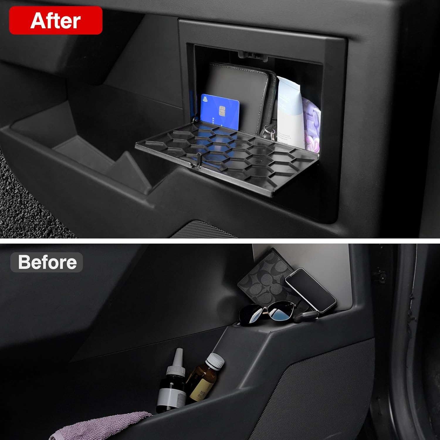 2PCS Door Built-in Hidden Storage Box for Tesla Cybertruck