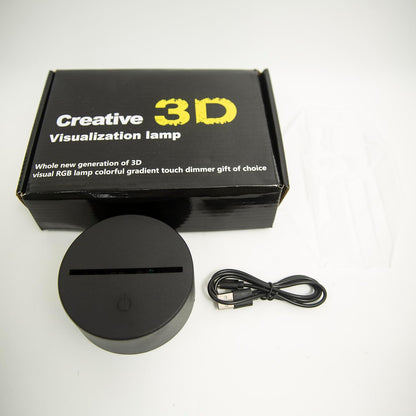 3D Illusion Cybertruck Flashing Cool LED Night Light Acrylic Lamp Gifts