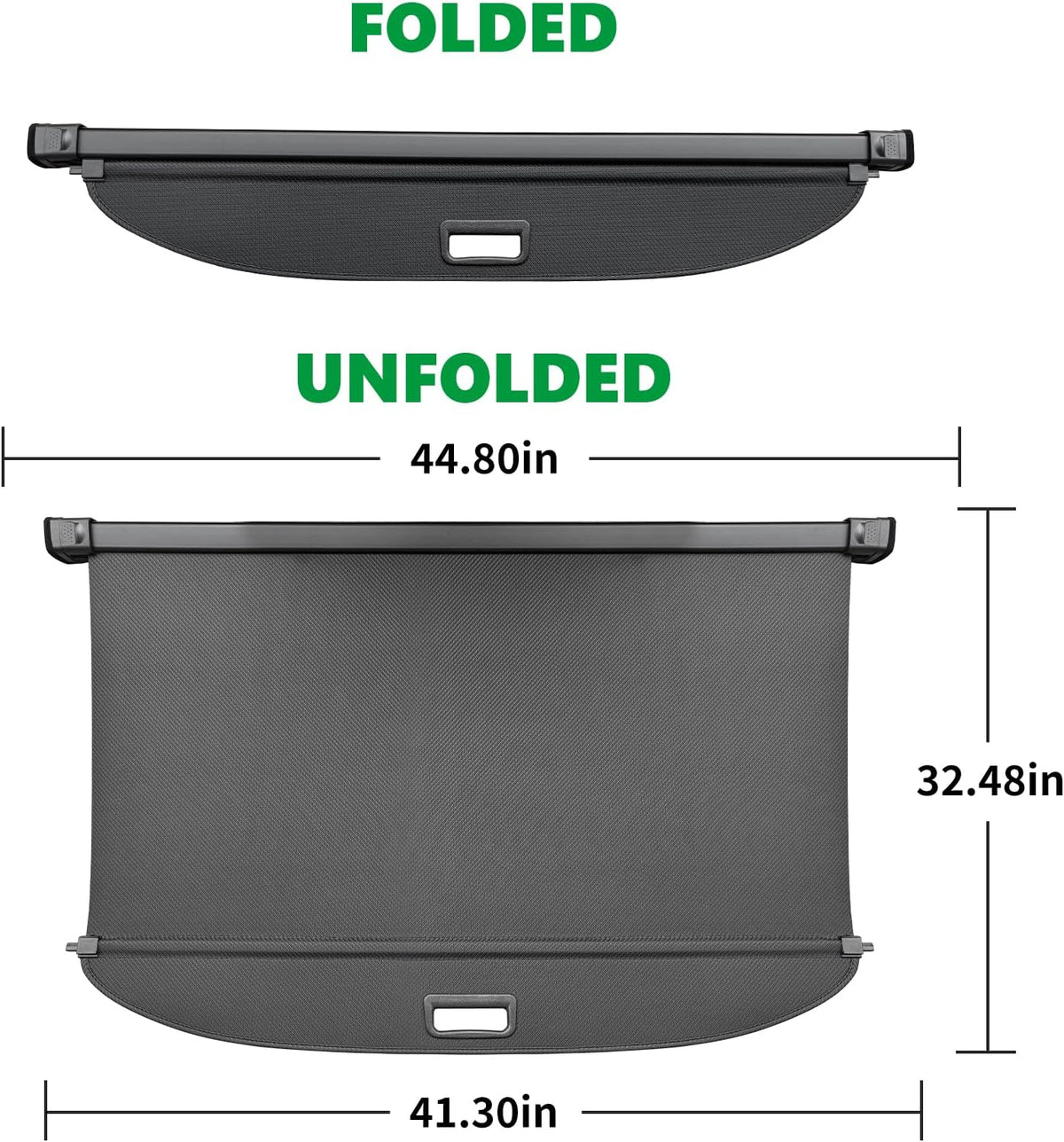 Cargo Cover for 2025-2026 Telsa Model Y,Retractable Trunk Cover