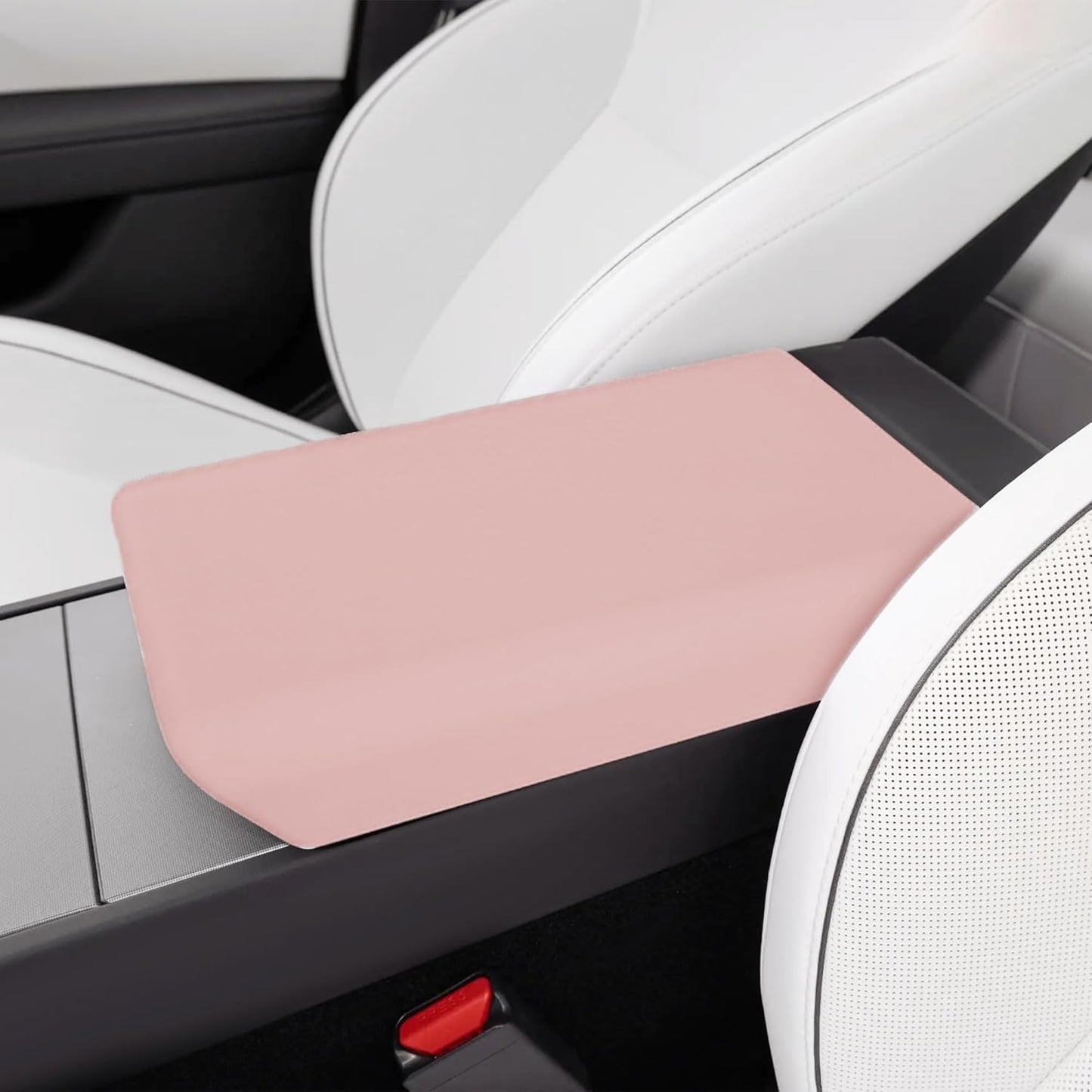 Pink Center Console Armrest Cover For Telsa Model 3 Highland/Y Juniper