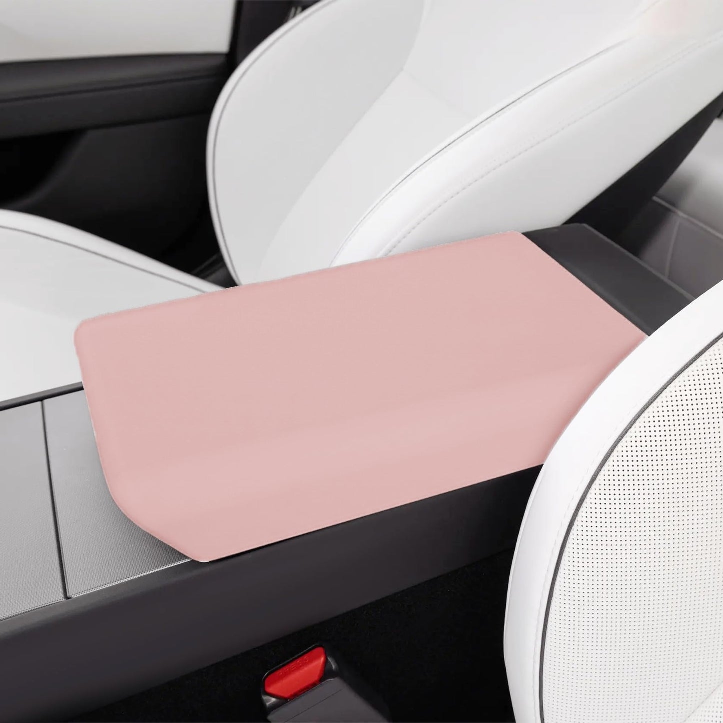 Pink Center Console Armrest Cover For Telsa Model 3 Highland/Y Juniper Pink 1 Model 3 Highland Model Y Juniper