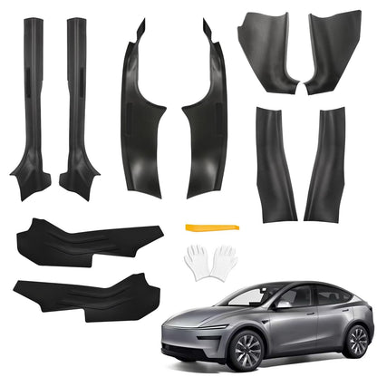 Real Carbon Fiber Door Sill Protector for Tesla Model Y Juniper 10pcs Model Y Juniper 2025