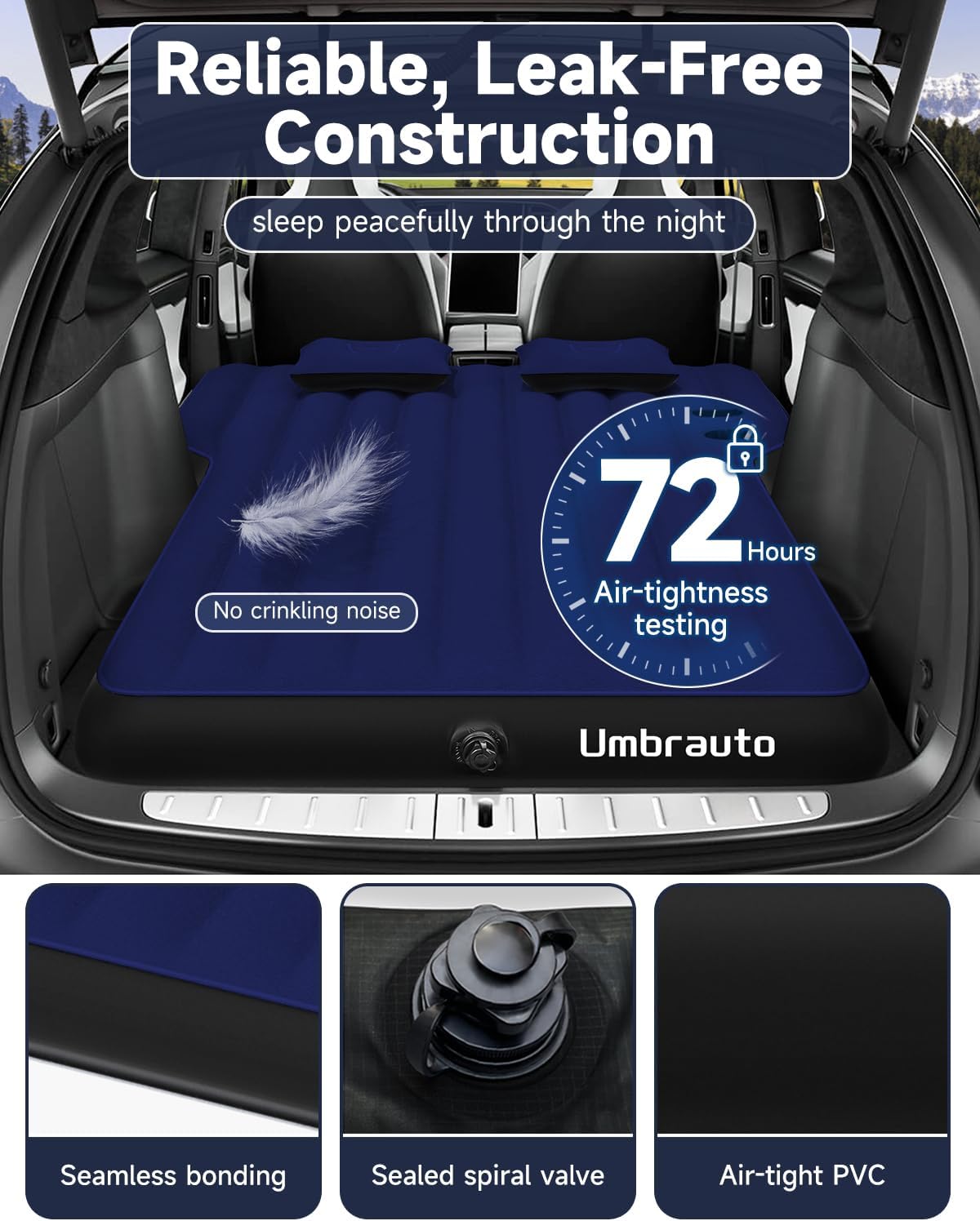 Inflatable Camping Bed Air Mattress for Model Y/Juniper EVs