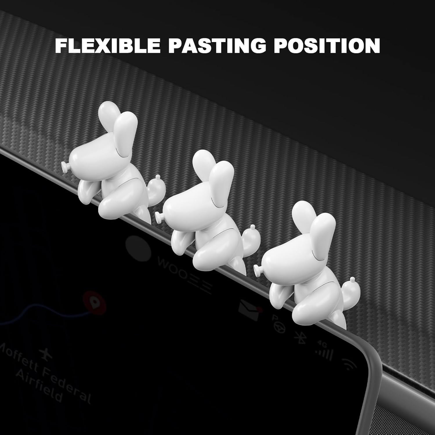 Funny Dog Mode Mini Screen Decoration For Tesla Model 3/Y
