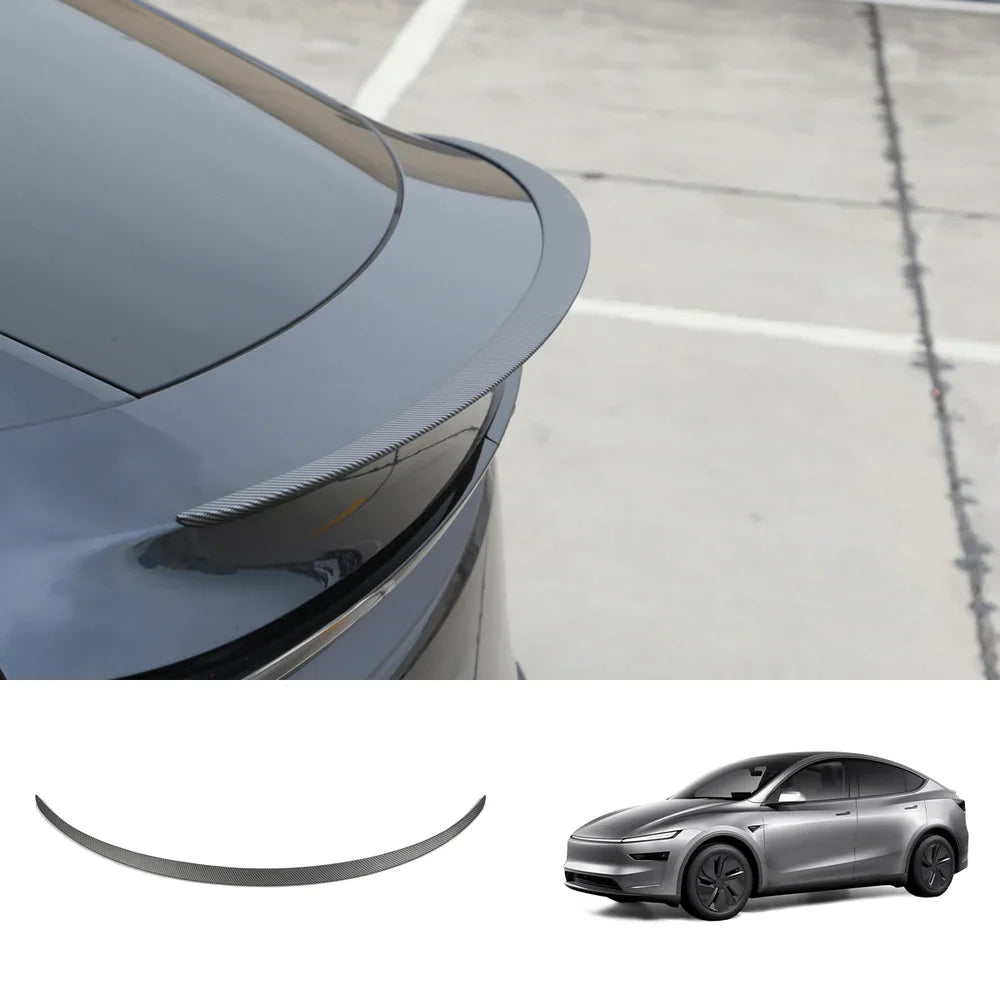 Performance Carbon Fiber Spoiler for Tesla Model Y Juniper 2025+ Matte Carbon Fiber
