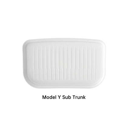 TPE Frunk & Trunk Cover for Tesla Model 3/Y ( 2017-2023) 2020-2024 Model Y (5 seat) Sub trunk