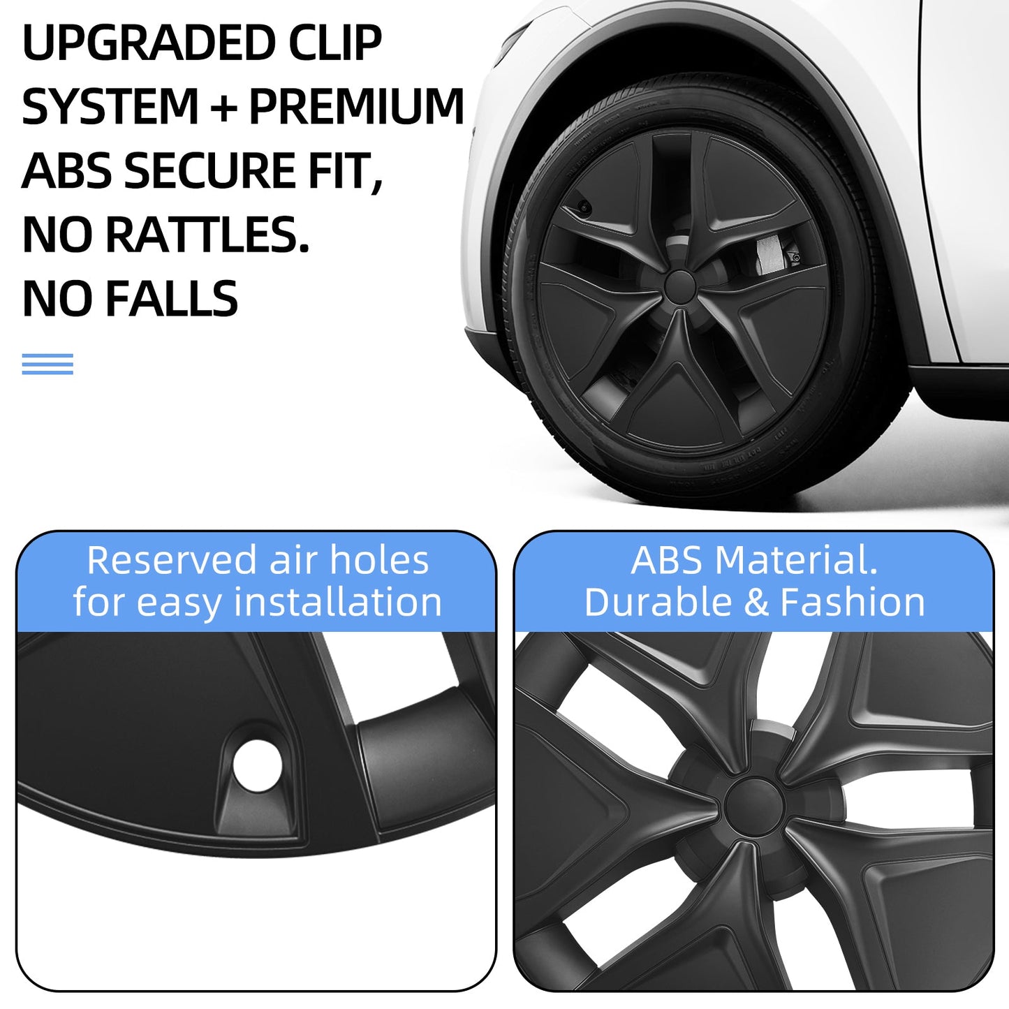 19 Inch Arachnid Wheel Cover Hubcaps For Tesla Model Y Juniper