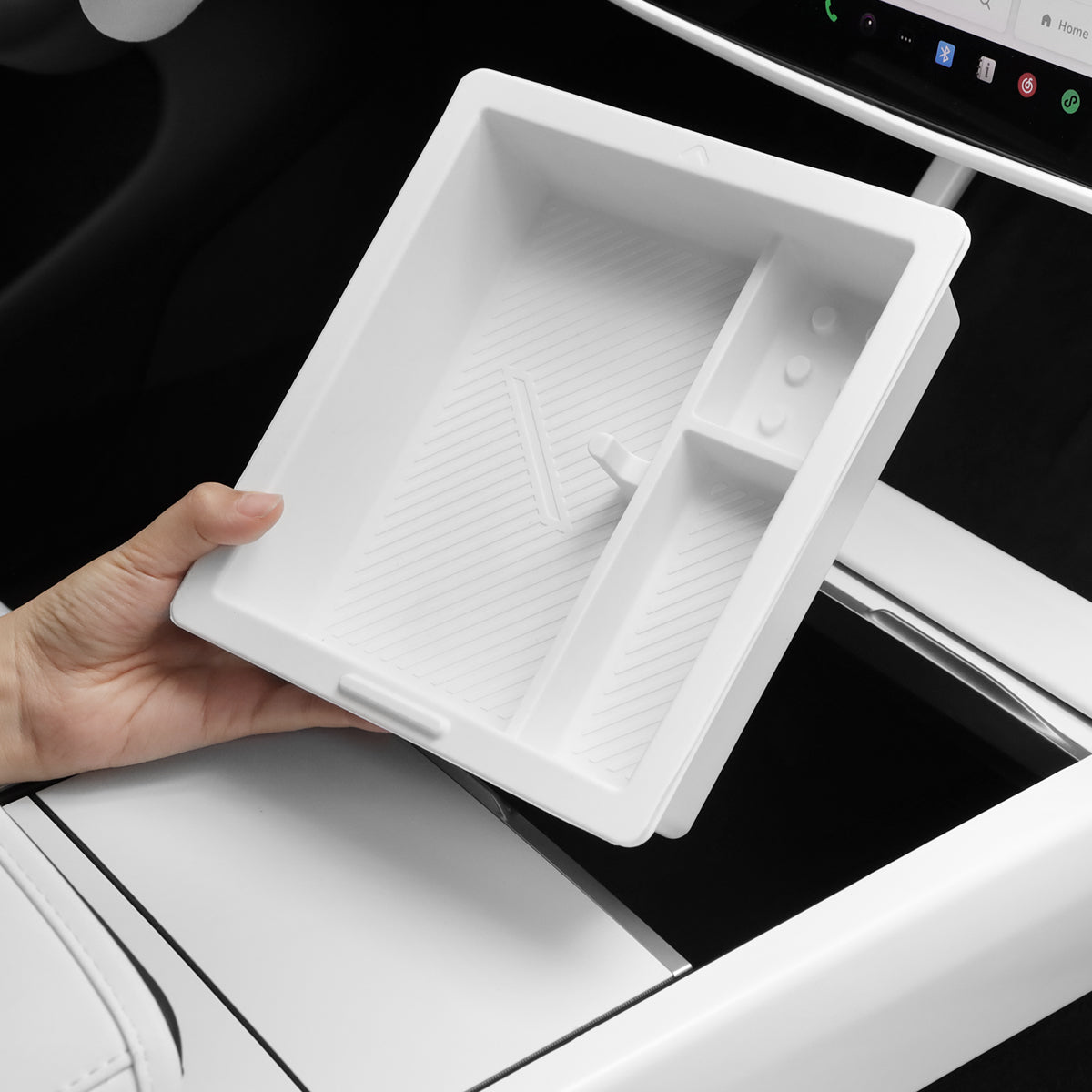 Center Console & Armrest Storage Box for Tesla Model Y Juniper 2025+