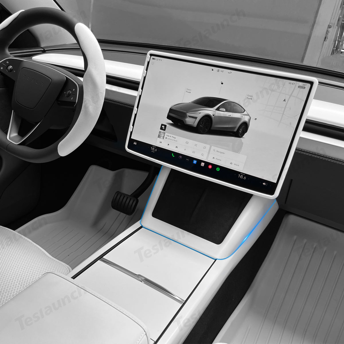 Center Console Wireless Charging Trim (ABS) for Tesla Model Y Juniper 2025+