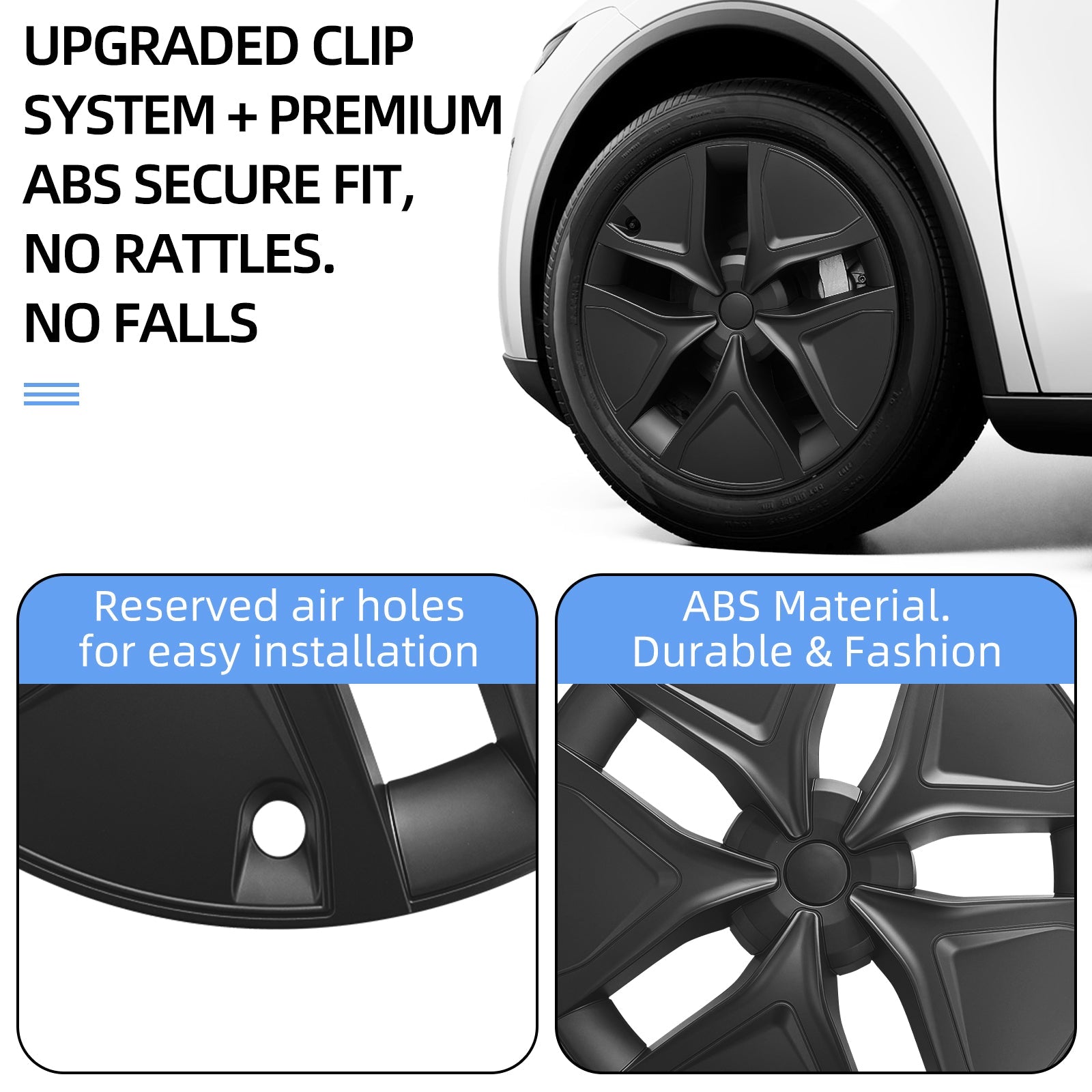 19 Inch Arachnid Style Hubcaps For Tesla Model Y Juniper