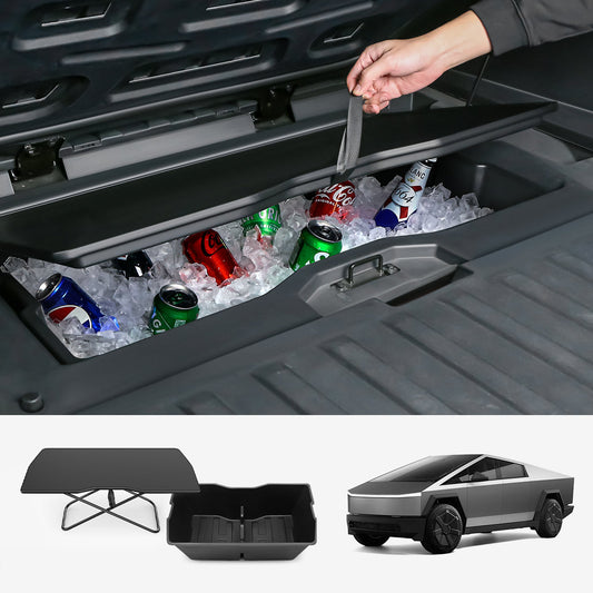 Rear Cargo Lower Trunk Portable Storage Box for Cybertruck Storage Box & Folding Table