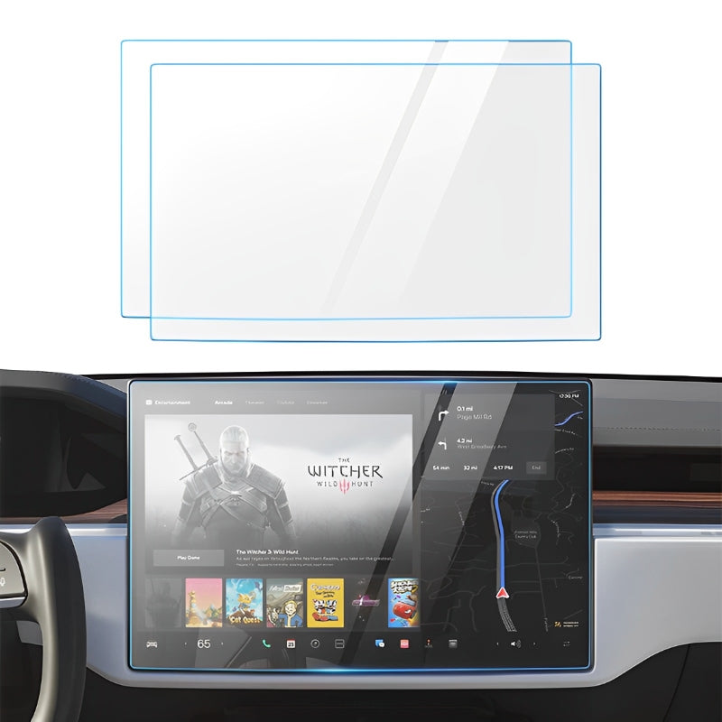 Tempered Glass Screen Protector for Model S/X (2021-2024)