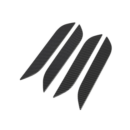 Model S Door Handle Overlay (Set Of 4) (ABS / Real Carbon Fiber) (2012-2020) Glossy Carbon Fiber (ABS)